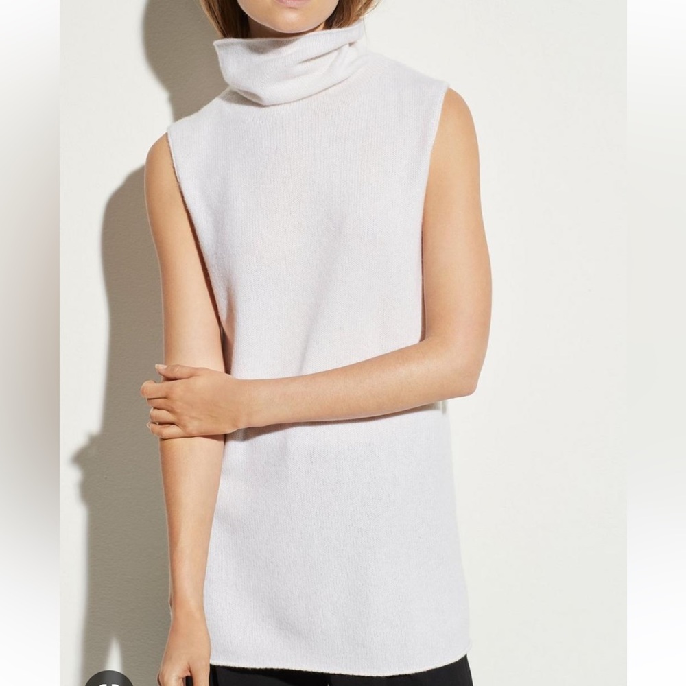 Vince Sleeveless Turtleneck